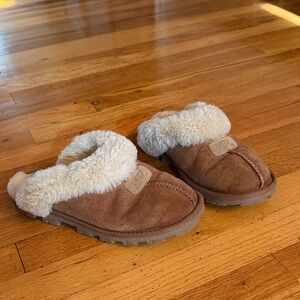 UGG Tan and Cream Women’s Slippers